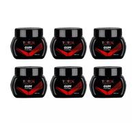 Totex Hair Styling Gum Gel Ultra Strong Hold 250ml Pack of 6 - Professional Gummy Hair Gel for Men & Women, Edge Control & Braiding Gel, Extreme Hold, Wet Shine Finish, Non-Flaky Styling Formula