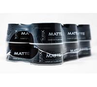 Totex Hair Styling Matte Cream Wax 150ml Pack of 12 | Natural Matte Look Finish | Professional Barber Hair Defining Paste | Strong Hold Non-Greasy Wax for Men | Long Lasting & Easy Wash