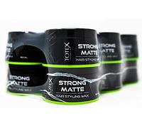 Totex Hair Styling Strong Matte Wax Pack of 12 (12x150ml) | Strong Hold Hair Wax for Men | Natural Matte Finish | Texture & Definition Styling Paste | Professional Barber Quality Hair Wax