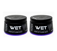 Totex Hair Styling Wet Wax | Strong Hold Shiny & Wet Look | Texturizing - Hair Braiding | Sweet Melon Scent Unisex 150ml (Pack Of 2)