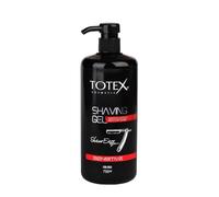 TOTEX Shaving Shave Gel Sensitive Smooth Skin Cool Effect Men Care Full Body Bikini Line For Women With Pump For Easy Economical Use 750ml (Sensitive)