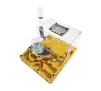 TOTIKI Ant Farm Acrylic Ant Castle Breeding Moisturizing Nest Scientific Observation DIY Habitat(Yellow)