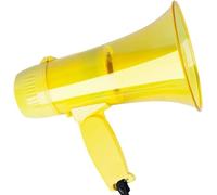 TOTIKI Loud Hailer Hand Megaphone Siren Alarm And Recording Bullhorn Speaker Volume Control And Strap Outdoor Megaphone Speaker