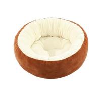 TOTIKI Pet House Dog Bed Soft Cat Bed Washable Warming Calming Pet Round Bed Non-Slip Bottom for Small Medium Dogs Bed For Indoor(D,47 * 47cm)