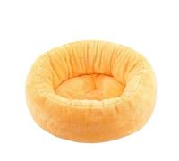 TOTIKI Pet House Dog Bed Soft Cat Bed Washable Warming Calming Pet Round Bed Non-Slip Bottom for Small Medium Dogs Bed For Indoor(C,47 * 47cm)