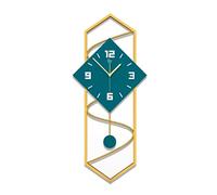TOTIKI Wall Clock Wall Clocks For Modern Removable Decoration Hanging Clocks Nordic Living Room Pendulum Wall Clock Bedroom Silent Clock For Living Room(Grün)