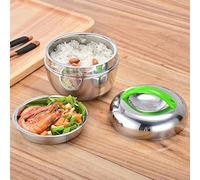TOTITOM Bento Lunch Box, Thermal Container, Thermos for Hot Food, 0.8l Stainless Steel Thermal Lunch Container, Portable Insulated Container for Dormitory Office Picnic Travel Outdoors,