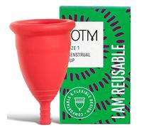 TOTM Eco-Friendly Menstrual Cup for Periods | Size 1 | Reusable Cup with Soft, Flexible Fit | Eco-Friendly Period Care | Reliable & Zero-Waste Protection