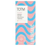 TOTM Organic Cotton Light Applicator Tampons, Pack of 18