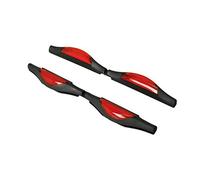 TOTMOX 2Pcs Car Door Protectors Bump Stop Door Edge Guard Strip, Dent Reflectors Clip On Car Front Rear Door Scratches Protection Red