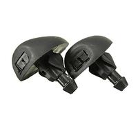 TOTMOX 2pcs Front Windshield Wiper Washer Jet Nozzle For C-itroen C3 C4 P-eugeot 306 307 308, Windscreen Water Washer Spray Jets, OE Number 6438V8