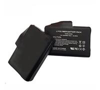 TOTMOX 7.4V 2200mAh Rechargeable Lithium Polymer Battery for Heated Gloves Socks Hats, UL FCC Certification Battery, Black