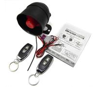 TOTMOX Car Alarm System With Remote Control, 120Db Anti-Theft Safety Alarm System 6 Tones 7 Sensitivity Level, General Alarm Speaker 12V Safety Protection System