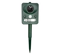 TOTMOX Durable Universal Solar Power Ultra Sonic OutdoorPest Repeller Scarer Dog Animal Deterrent, Pest Mole Mice Rodent Possum Scarer Repellent
