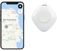 TOTMOX Smart Bluetooth Tracker & Key Finder, Key Locator Device with App, GPS Tracking for Kids, Keys, Luggage, APP Control Compatible with iOS Android, Pack of 1, White