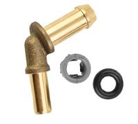 TOTMOX Thermostat Water Outlet Tube Hose Connector Kit, LR049990/LR049989/LR045237/C2Z28467, 2010-2012 Compatible with Range Rover