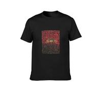 Toto Africa Lyric Music Rock T-Shirt Black Mens Tees M
