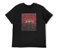 Toto Africa Lyric T-Shirt Music Unisex Tee Men T-Shirt Black L