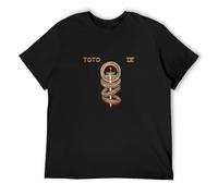 Toto Iv Album Red Mens Unisex Rock Metal Top Sweatshirt Short Sleeve Black L
