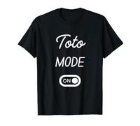 Toto Mode On Name Value Graphic T-Shirt, Men, Black, S