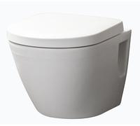 Toto Nc Wall-Hung Rimless Toilet, Tornado Flush, White, Cefiontect, +Toilet Seat