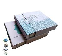 TOTOCAN 4X6 Photo Album Pack of 2, Each Picture Album Holds Up to 200 4x6 Photos, Total 400 Photos,Family - Travel - Baby Photo Album (Flower and Deer)