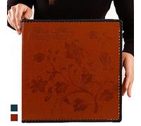 Totocan Photo Album Self Adhesive Pages, Huge Magnetic Self-Stick Picture Album with Leather Vintage Inspired Cover, Hand Made DIY Albums Holds 5x3 6x4 7x5 8x6 10x8 12x10 Photos