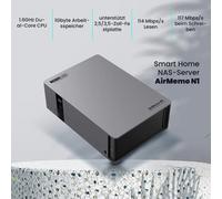 TOTOLINK AirMemo N1 NAS Server Network Storage USB 3.0 1000 Mbps LAN 2 GB RAM Home Server Additional Storage Automatic Backup NAS Storage 1 x SATA NAS SSD/HDD Android iOS Windows Compatible