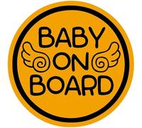 TOTOMO Baby on Board Magnet - Safety Caution Decal Sign Magnets for Cars Bumpers - Baby Angel ALI-024