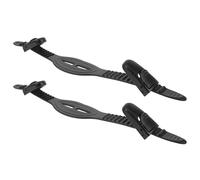 Totority 1 Pair Adjustable Non-skid Diving Fin Straps with Quick Release Buckle Pvc Spring Fin Replacement Bands for Scuba Swimming and Universal Fit for Open Heel Flippers