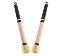 Totority 1 Pair Non-slip Drumsticks with Elastic Plastic Tips for Professional Drummers and Beginning Drummers Learning, Sweat-resistant Wood Drum Mallets for Live Performance and Jazz