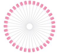 Totority 100pcs Disposable Oral Care Sponge Swabs Pink Hexagon Shaped Soft Absorbent Mouth Swabs for Daily Oral Care Safe Unflavored Disposable Dental Sponge Sticks for Home