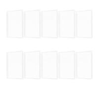 Totority 10pcs Acrylic Card Holder Set Hard Card Cases with Waterproof and Wear-resistant Material for Business and DIY Storage Display