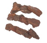 Totority 10pcs Realistic Tree Bark for Diorama with Authentic Bark Texture, Wood Material Size 8x4x0.3cm, Easy Integration for Terrain Building and Landscape Design Reports