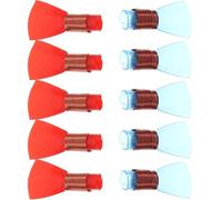 Totority 10pcs Suona Reeds Simple Suona Reeds Good Sound Quality Labor-saving Design High-class Copper Wire Unique Design Craftsmanship for Folk Music Performance Random Colour Random Color