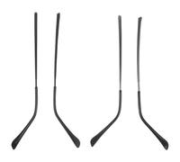 Totority 2 Pairs Eyeglass Temple Replacement Arms, Thin Metal Eyeglasses Parts, 1mm Hinge Thickness, for Glasses and Sunglasses, Lightweight for Business and Daily Activity