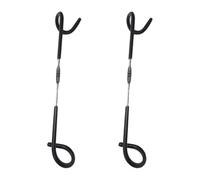 Totority 2 Pcs Multi-Purpose Tent Lamp Hanging Hooks Made of Iron with Non-Slip Design, Lightweight Camping Hook Supplies for Hiking and Fishing Outdoor Activities