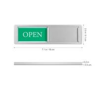 Totority 2 Pcs Privacy Signs Magnetic Sign Indicator Dishwasher Magnets for Home Office Easy Installation Sliding Design Acrylic Synthetic Resin