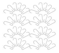 Totority 200pcs Christmas Ornament Hangers Metal Hooks for Wreaths and String Lights with Easy Installation and Secure Attachment for Seasonal Decorating and Halloween Displays