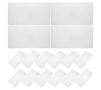 Totority 20pcs Plastic Currency Protective Sleeves for Paper, Scratch-resistant Smooth Surface Pvc Sleeves to Prevent Damage and Keep Cash Organised