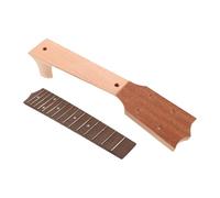 Totority 21-inch Ukulele Neck Replacement Kit with 15-fret Wood Fingerboard, Compatible with Acoustic and Electric Ukuleles, Folk Guitar Parts for Repair and Maintenance