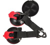 Totority 2pcs Car Tent Fixing Hooks for Camping and Outdoor Use Black | Plastic and Silicone Build, Easy Installation, Temperature Resistant Use, for Fabric Covers and Car Windows
