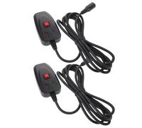 Totority 2pcs Fog Machine Signal Controller with 3-pin Interface, Universal Fit Plastic Remote Control for Smoke Machines, Efficient Stage Light Control for Concerts and Festival Parties
