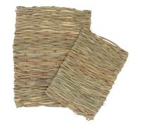 Totority 2pcs Mat Nest Mats Chew Sturdy Material Can Be Placed inside A Cage Suitable for Digging Guinea Pig Rabbits Small Animals Random Color