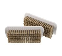 Totority 2pcs Mini Pig Self Cleaning Brush with Mounting Screws for Small Animals, Plastic and Metal Construction, Nonslip Ergonomic Handle, Suitable for Bath Cleaning and Animal Care