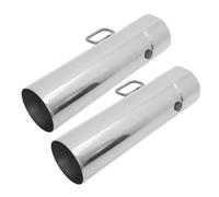 Totority 2pcs Stainless Steel Chimney Pipe for Camping Stove Tent with Enhanced Fire Safety and Comprehensive Protection, Outdoor Fire Exhaust Accessories for Wilderness Cooking