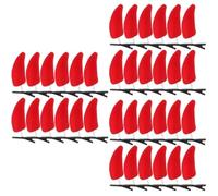 Totority 36pcs Halloween Devil Horns Hair Clips for Women and Teens Unique Red Spring Horns Cosplay Hairpins Wicked Hair Accessories for Halloween Party and Costume
