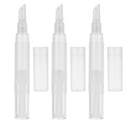 Totority 3pcs Empty Lip Gloss Pens with Twist Mechanism for Nail Nutrition Oils and Foundation, 5ml Compact Design Refillable Makeup Pens for On-the-go Beauty Routines and Travel