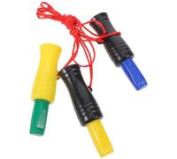 Totority 3pcs Outdoor Plastic Quail Call Whistle with Realistic Duck Call Design, Lightweight Emergency Signaling Tool for Camping and Wildlife Safety, Attaches Easily to Backpacks or Belts