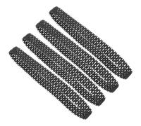 Totority 4pcs Black Rubber Tank Tracks Replacement for DIY Making Robot and Model Tanks Sturdy Rubber Material, Suitable for Remote Control Construction Vehicles and Excavators